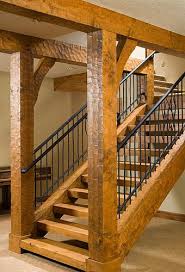 Pin By Sandy Bentley On Judy Taste Rustic Stairs Rustic Staircase Timber House