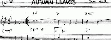 Autumn Leaves Tutorial Intro Chord Melody Single Note Solo Chord Shapes