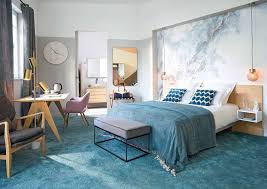 couleur du jaune dans la chambre » chambre jaune et bleu canard. Reussir La Decoration D Une Chambre Bleu
