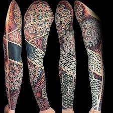 The geometry tattoo has been an ancient art form that has been used to represent a lot of things especially when it comes to religious iconography. Top 47 Geometric Sleeve Tattoo Ideas 2021 Inspiration Guide