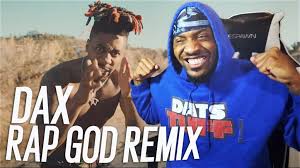 Discover all dax (rapper)'s music connections, watch videos, listen to music, discuss and download. Youtube Reaction Videos Pour In For Dax S Rap God Remix