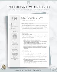 Director Resume Template For Word And Pages Free Cover Etsy In 2021 Resume Template Resume Template Professional Resume Design Template