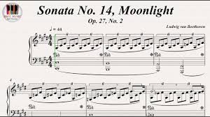 Moonlight sonata fingerstyle tabs (marcin patrzalek), download tablature gpx, pdf. Sonata No 14 Moonlight Op 27 No 2 Ludwig Van Beethoven Piano Youtube
