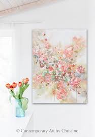 See more ideas about coral and gold, coral, yellow gold. Giclee Print Art Abstract Floral Painting Pink Flowers Peach Decor Contemporary Art By Christine