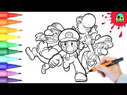 Listed below are 20 super mario coloring pages to print that will keep your kids engaged Coloring Pages Super Mario Bros Coloring Book Fun I Coloring Videos For Kids Youtube