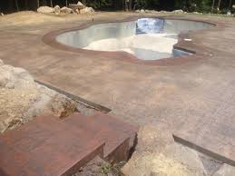 Stamped Concrete Pool Decks Affordable Pool Repair