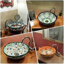 home mexikanische waschbecken fliesen von mexambiente waschbecken aufsatzwaschbecken waschbecken design