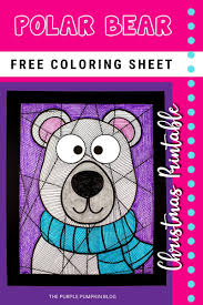 I've got baby polar bears, too. Free Printable Polar Bear Coloring Sheet For Winter Days
