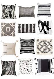 Black White Pillows