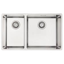 mercer designer double bowl rh sink
