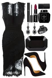Black Lace Dress For An Evening Date Outfit Fashion Fashion Classy Classy Outfits