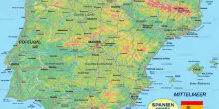 Entdecken spanien landkarte für ihr unternehmen, büro oder zuhause. Karte Von Spanien Land Staat Welt Atlas De