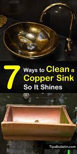 7 ways to clean a copper sink so it shines