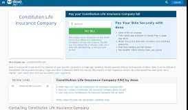 Compare car, home, health & life insurance companies. Constitution Life Insurance Provider Portal Page