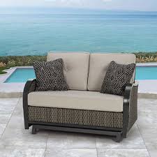 The couple can enjoy the sunrise, sunset, cool breeze, have lunch or a dinner date to strengthen the bond. Agio Park Falls Loveseat Glider Costco