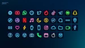 Polish your personal project or design with these app store icon transparent png images, make it even more personalized and more attractive. 20 Aesthetic Ios 14 6 App Icons Icon Packs For Your Iphone Gridfiti App Icon Iphone Wallpaper App Wallpaper Iphone Neon