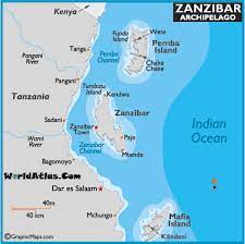 Zanzibar On World Map Zanzibar Map | Travelseelove