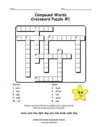 Striving for the right answers? Compound Words Crossword Puzzles Early Finishers No Prep Vocabulary Gr 3 4
