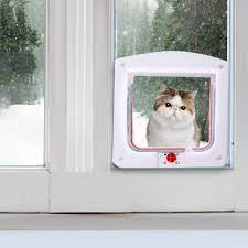Pay attention to sizing—many of these doors come in several. Pet Door Automatic Folding Safe Guard Pet Door Kit Cat Door Cats Small Dogs Pass Through Wall Mount Door Dog Safety Supplies Houses Kennels Pens Aliexpress