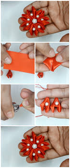 \ thank you for watching. Hand Embroidery Ribbon Flower Learn Embroidery Crochet Kingdom