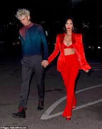 1 day ago · an engagement could be in megan fox and mgk's future and same with having kids together. Megan Fox Exclusive Actress Flashes Her Incredible Abs On Romantic Night Out With Machine Gun Kelly Daily Mail Online