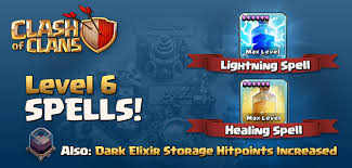 Maybe you would like to learn more about one of these? Clash Of Clans Clashers It S Time For Another Sneak Peek Deal Epic Damage And Heal It Too Introducing The New Maxed Out Level 6 Lightning And Healing Spell Plus Increased De
