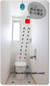 トイレ換気扇の位置をずらしたら変わったこと ぼちぼち暮らし トイレ 換気扇 トイレ レイアウト トイレのデザイン