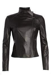 Marc New York By Andrew Marc Felix Stand Collar Leather Jacket Main Color Black Collar Leather Jacket Leather Jacket Leather Jackets Women