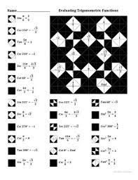 Worksheet by kuta software llc. Evaluating Trigonometric Functions Color Worksheet By Aric Thomas