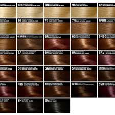Clairol Hair Color Chart World Of Template Format Regarding