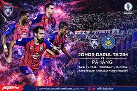 Johor darul ta'zim ii lwn pahang bertempat di stadium mppg pada 02hb sept 2014. Live Streaming Jdt Vs Pahang Liga Super 14 Mei 2019 Area Sukan