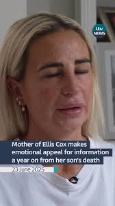 Carolyn Cox is urging anyone with information about her son's murder to  come forward, one year