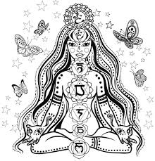 Hindu Coloring Mandala Coloring Pages Mandala Coloring Books Mandala Coloring