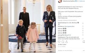 Born 25 january 1978) is the princess of monaco and a former olympic swimmer. Photos Jacques Et Gabriella Les Jumeaux Du Prince Albert Et Charlene De Monaco Trop Mignons Face A Brigitte Macron Lors D Une Visite A L Elysee Pureactu Com
