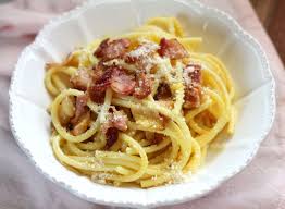 Pates A La Carbonara La Vraie Recette Recette Carbonara Pates Carbonara Et Recettes De Cuisine