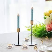 Dryad designs celtic knotwork this triquetra candle holder accommodates the small, four inch tall by two inch diameter candles. Candlestick Holders Taper Candle Holders 2 Pcs Candle Stick Holders Set Gold Black Brass Candlestick Holders Set Table Decorative Modern Candle Holders For Tapered Candles Walmart Canada