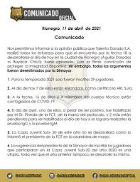 Aguilas doradas había solicitado fuera aplazado el partido que se juega en el estadio de rionegro pero la dimayor se. 6obnwtwqvnyvxm