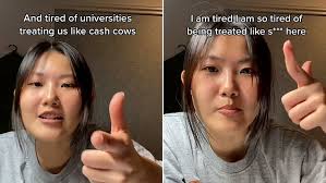 Foreign student's epic whinge about 'her struggle' at university in  Australia