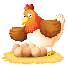 Hen With Eggs Png Clipart Chicken Clip Art Clip Art Animal Clipart
