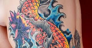  Gambar Tato Di Punggung 3d Gambar Tato Tato Ikan Koi Tato