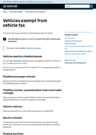At a post office® branch that deals with vehicle licensing. Gov Uk Vehicles Exempt From Vehicle Tax Transport And Driving Ms People Uk Forum