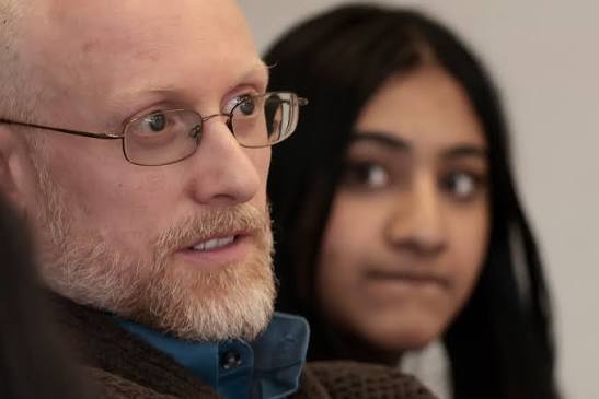Princeton teacher Seth Holm leads virtual English classes for Afghan girls  around the world