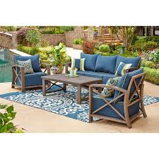 And set a relaxing mood with a variety of hammocks and lounge chairs. Amazon Com Patio Furniture Set 4 Piece Of Nantucket Featuring Rust Resistant Aluminum Frames And Outdoor Seating Set Patio Furniture Sets Patio Seating Sets
