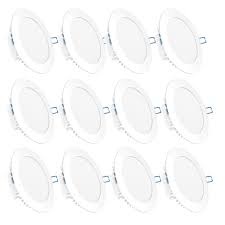 Recessed downlights are metal light fixtures that fit above a ceiling, rather than beneath it. Integrated Junction Box Recessed Jbox Fixture Ic Rated Etl Energy Star 14w 100w 2700k Soft White Dimmable Sunco Lighting 12 Pack 6 Inch Slim Led Downlight 850 Lm Retrofit Installation Electrical Tools