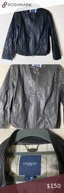 Gryphon Black Leather Bomber Zip Jacket In 2021 Black Suede Fringe Jacket Black Leather Motorcycle Jacket Coats Jackets Women