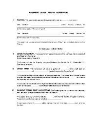 Sublet the tenant may assign or sublet the residential premises to another person with the consent of the landlord. Free Basement Lease Agreement Forms Pdf Word