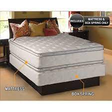 Dream Solutions Double Sided Pillowtop Mattress And Box Spring Set Full Sleep System With Enhanced Cush Mattress Box Springs Full Size Mattress Soft Mattress