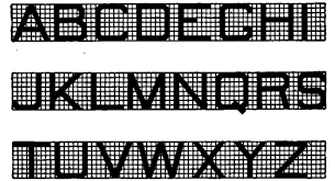 Letters with small loops and crossing strokes are avoided; Part Iii Lettering