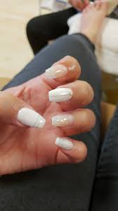 I love the short coffin nails the most, especially french tipped. Short White Coffin Shape Nails Nail And Manicure Trends