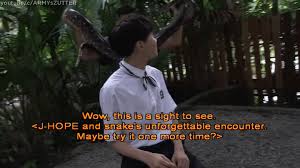Humans have long had a fear of snakes. J Hope And The Snake On Make A Gif